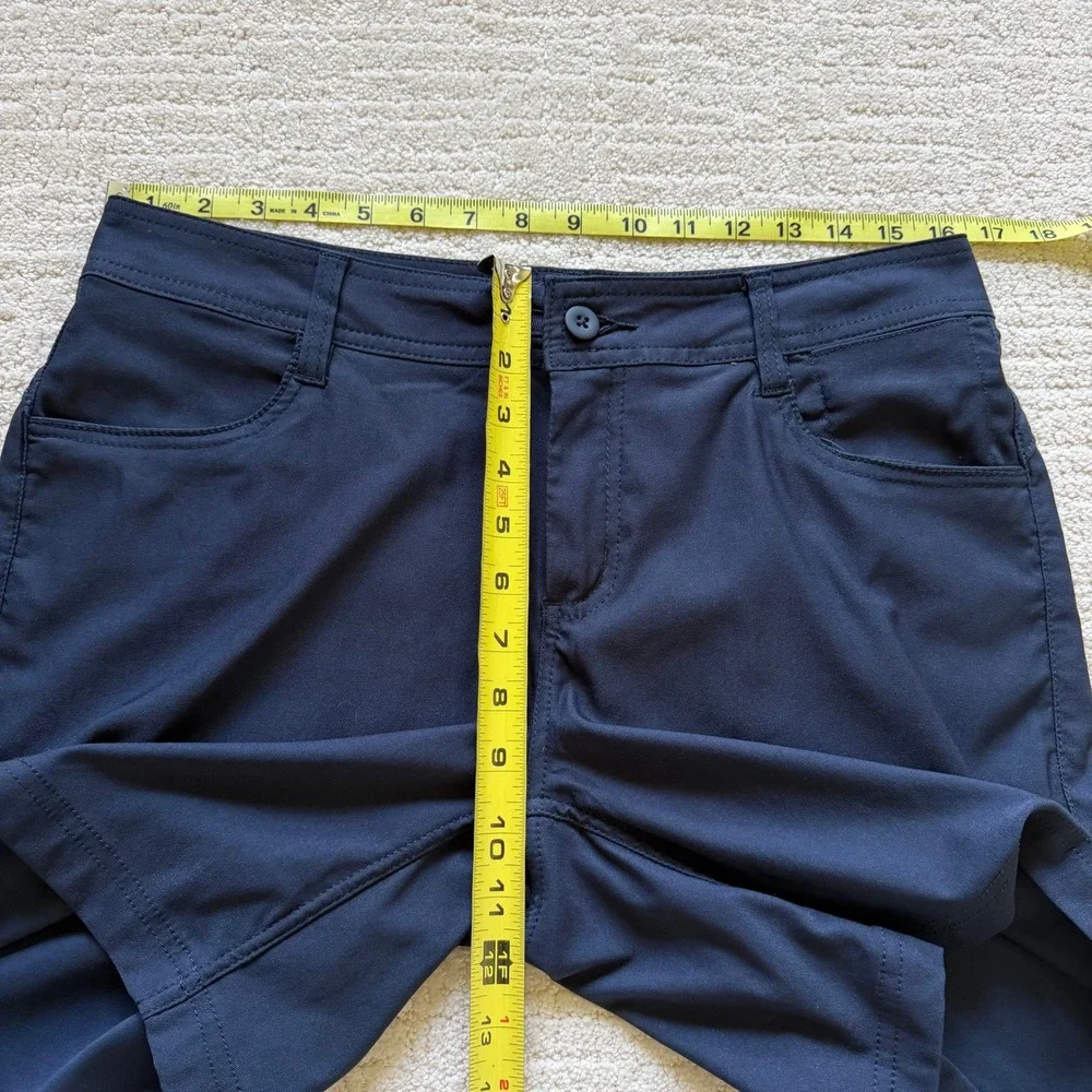 Prana Standard Fit Navy Utility Shorts Womens Size 10 Outdoors Hiking Gorpcore - Picture 4 of 9